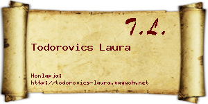 Todorovics Laura névjegykártya